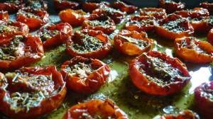 Tomates confites (photo Mariatotal)